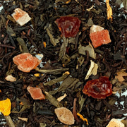 Té verde y blanco de frutos rojos