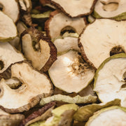 Peras deshidratadas